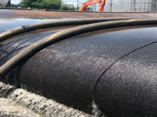 Bombeo y deshidratación de lodos con sistemas en geomembranas