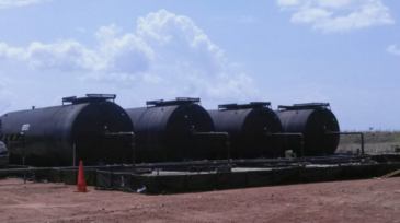 Geopits para contención de derrames