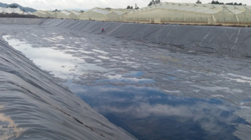 reservorios agrícolas con geomembranas