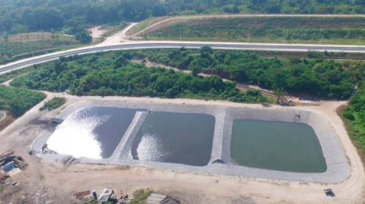 piscinas de sedimentación con geosinteticos
