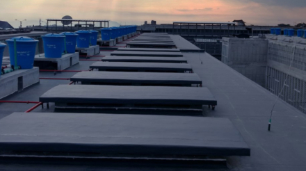 impermeabilización de cubiertas y tanques con geomembranas y geotextiles