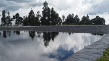 impermeabilización de reservorios con geotextil