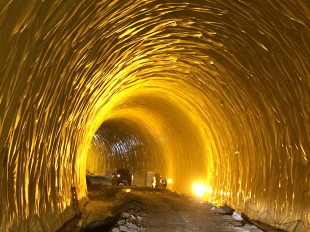 impermeabilizar túnel con geotextil