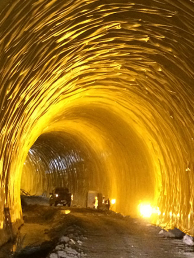 impermeabilizar túnel con geotextil